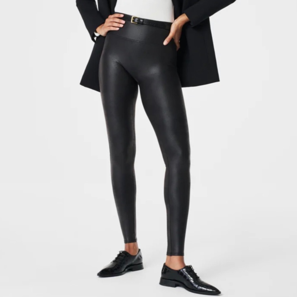 SPANX Faux Leather leggings size XL